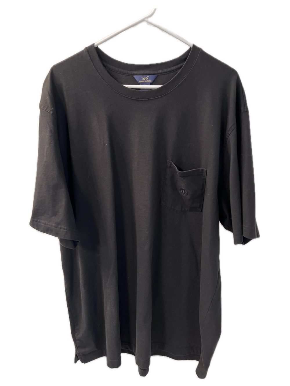 Brooks Brothers Black Short Sleeve Pocket Tee